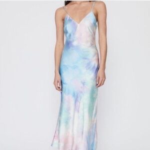 Bardot Pastel Tie-Dye Maxi Dress